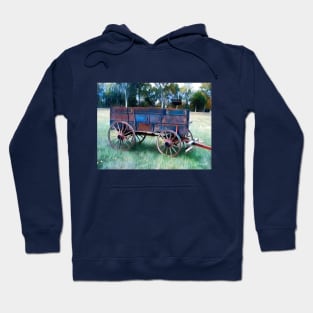 Old Western Wagon Hoodie